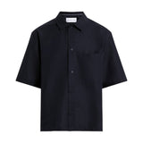 Camicie casual Uomo Calvin Klein - Linen Ss Shirt - Nero