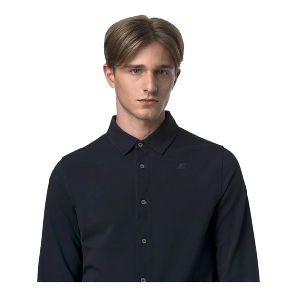 Polo Uomo K-Way - Timothee Pique - Blu