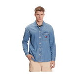 Camicie casual Uomo Tommy Hilfiger - Tjm Classic Denim Ov - Azzurro