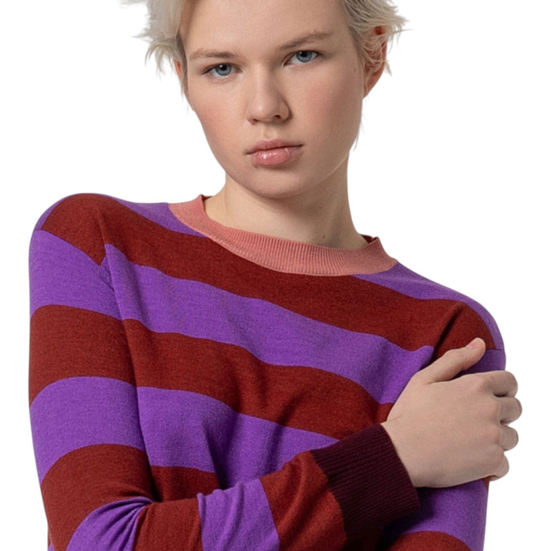 Maglioni Donna Surkana - Maglione girocollo - Viola
