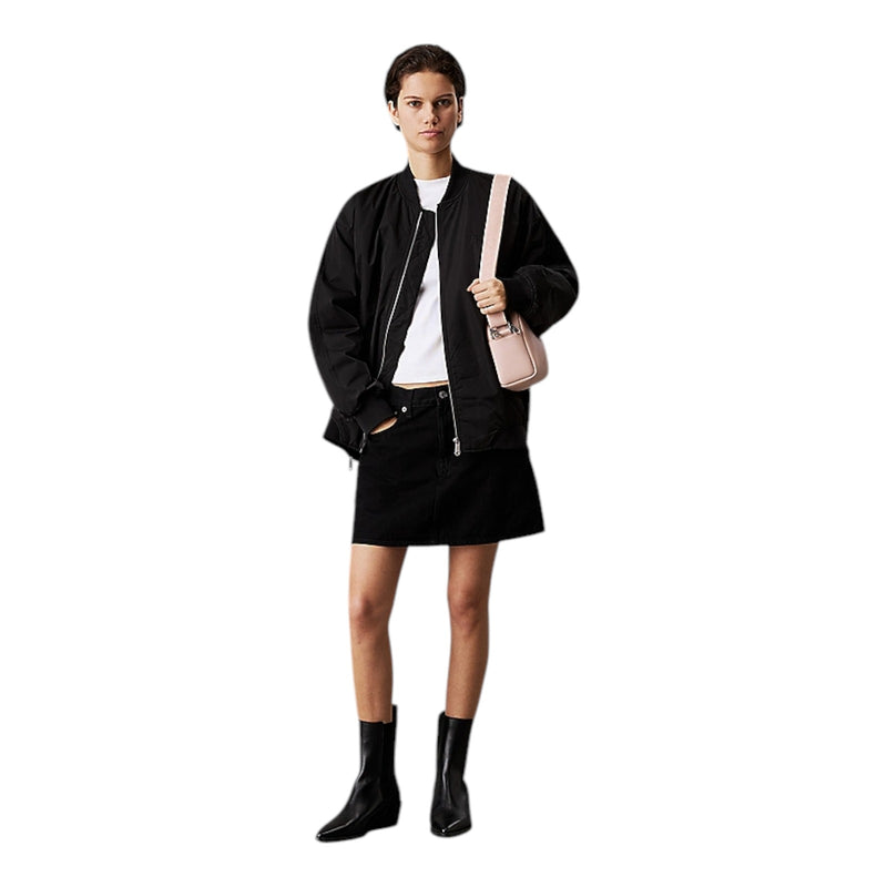 Giubbotti Donna Calvin Klein - Long Bomber - Nero