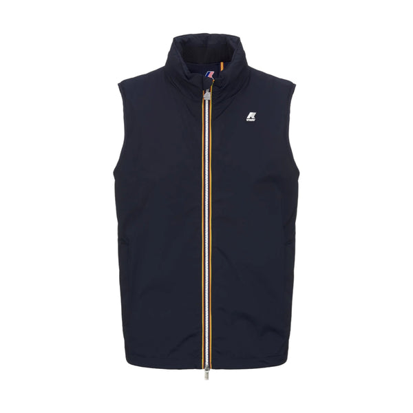 Gilet Uomo K-Way - Valen Stretch Nylon Jersey - Blu