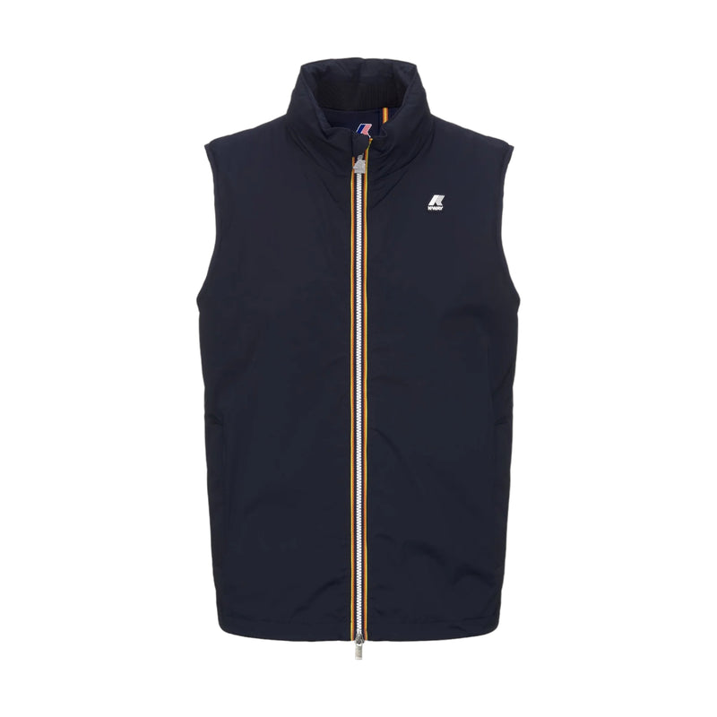 Gilet Uomo K-Way - Valen Stretch Nylon Jersey - Blu