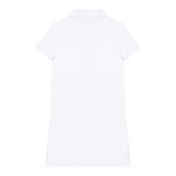 Abiti casual Bambina Lacoste - Abitino Pique Mezza Manica - Bianco