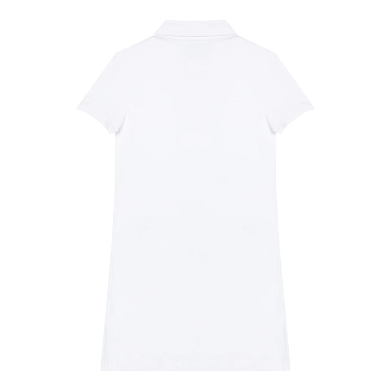 Abiti casual Bambina Lacoste - Abitino Pique Mezza Manica - Bianco