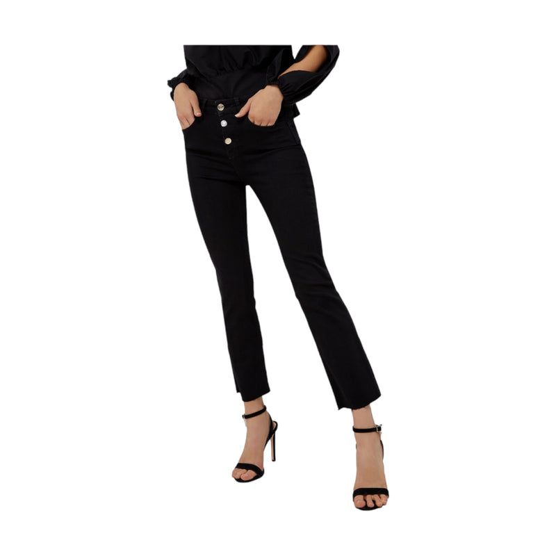 Jeans Donna Liu Jo - Botton Up Princess H.w. - Nero