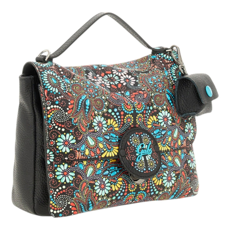 Borse a tracolla Donna Gabs - Shaila Tg M - Bull Stampa Maioliche Black - Nero