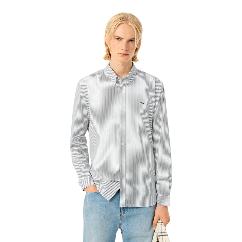 Camicie casual Uomo Lacoste - Camicia M/L - Bianco