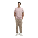 T-shirt Uomo Barbour International - Burnwood Tipped Cuff T-Shirt - Rosa