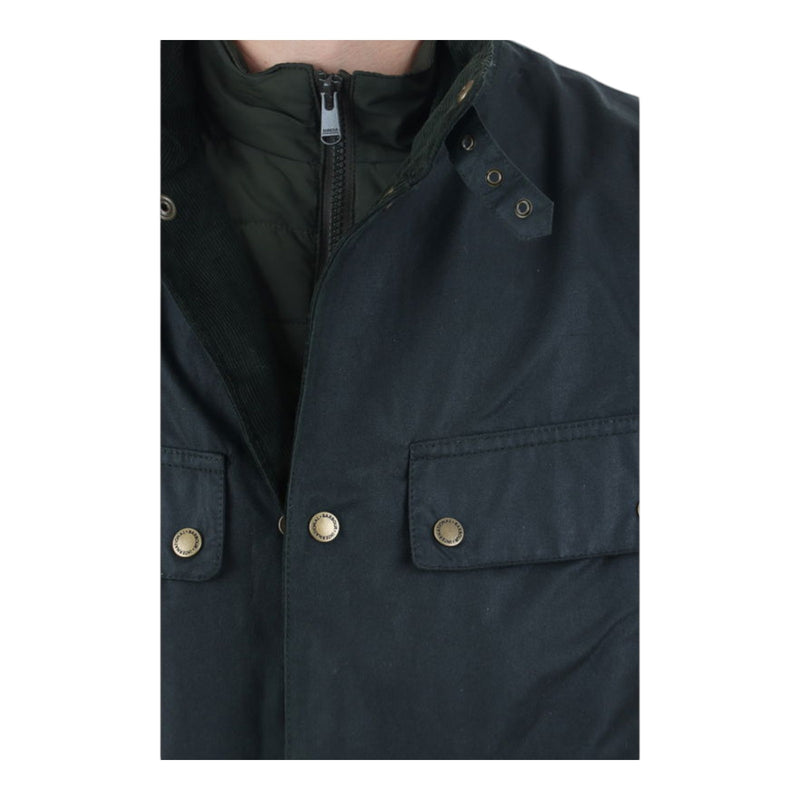 Giubbini Uomo Barbour International - Wellstone Wax Jacket - Verde