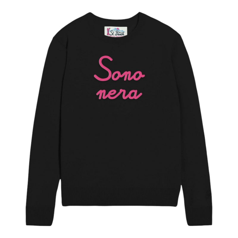 Maglioni Donna Mc2 Saint Barth - New Queen New Crewneck Sweater - Nero