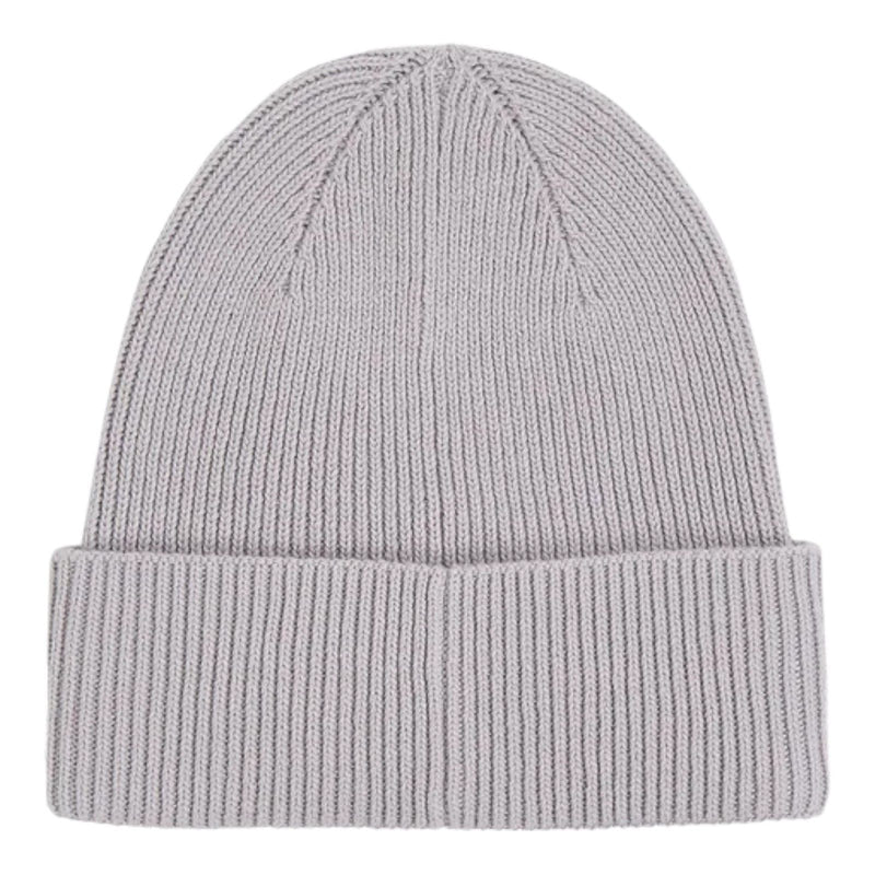 Berretti in maglia Donna Calvin Klein - Cotton/Wool Fine Rib Beanie - Grigio