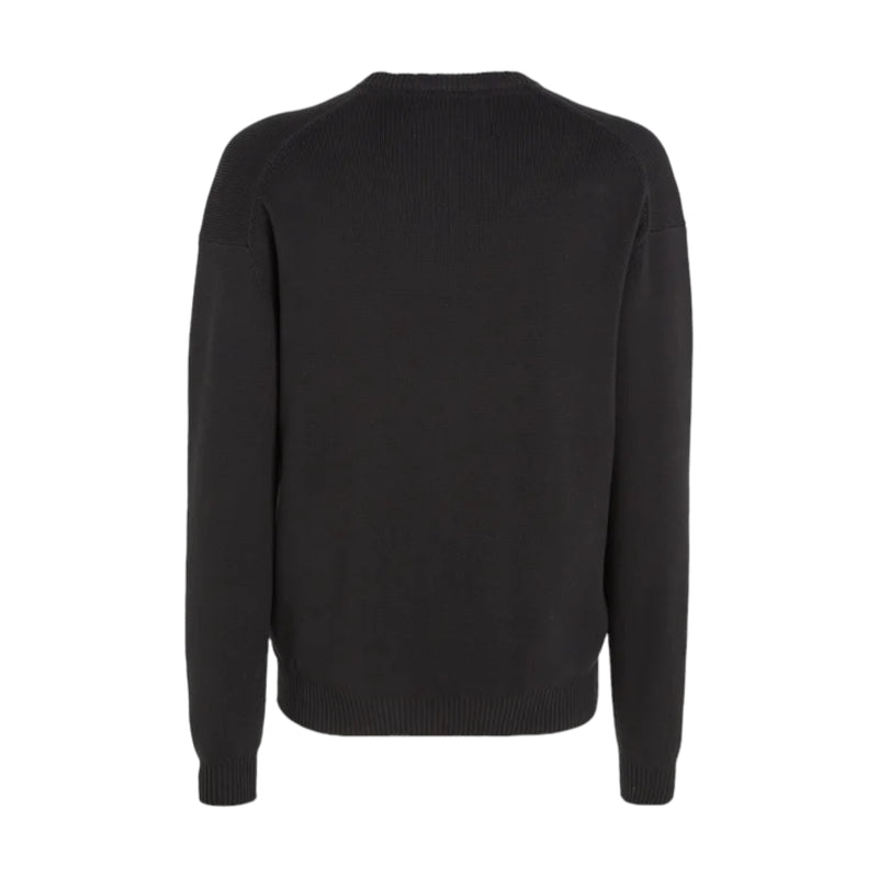 Maglie Uomo Calvin Klein - Vertical Institution Sweater - Nero