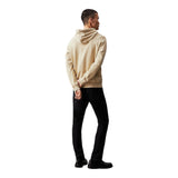 Felpe con cappuccio Uomo Calvin Klein - Washed Monologo Hoodie - Beige