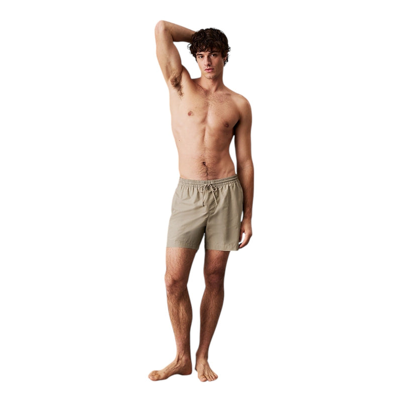 Pantaloncini e calzoncini Uomo Calvin Klein - Medium Drawstring Logo Tape - Beige