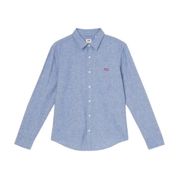 Camicie casual Uomo Levi's - Ls Battery Hn Shirt Slim - Blu