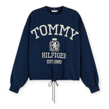 Felpe senza cappuccio Donna Tommy Hilfiger - Varsity Crest Mdrn Sweatshirt - Blu