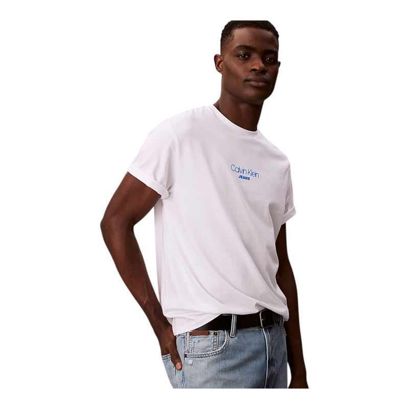 T-shirt Uomo Calvin Klein - Ss Acid Wash 20S Cn Tee - Bianco