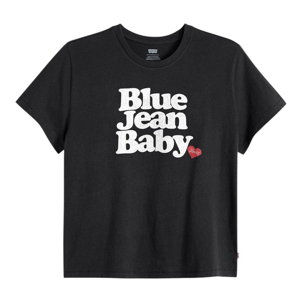 T-shirt Donna Levi's - Graphic Classic Tee Love In Levi's Egret - Nero