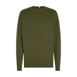 Maglie Uomo Tommy Hilfiger - Monotype Chunky Cotton C Nk - Verde