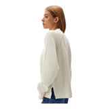 Felpe senza cappuccio Donna Calvin Klein - Loose Sweater - Bianco