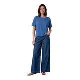T-shirt Donna Surkana - T-shirt a maniche corte, maniche a palloncino - Azzurro