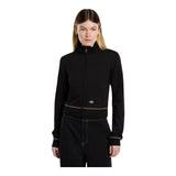 Cardigan Donna Dickies - Funnel Neckl Fz Cardigan W - Nero