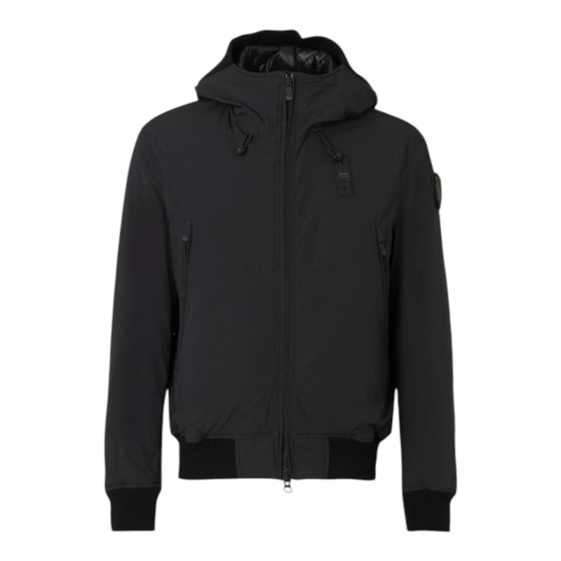 Piumini Uomo Blauer - Franklin Giubbini Corti Imbottito Ovatta - Nero