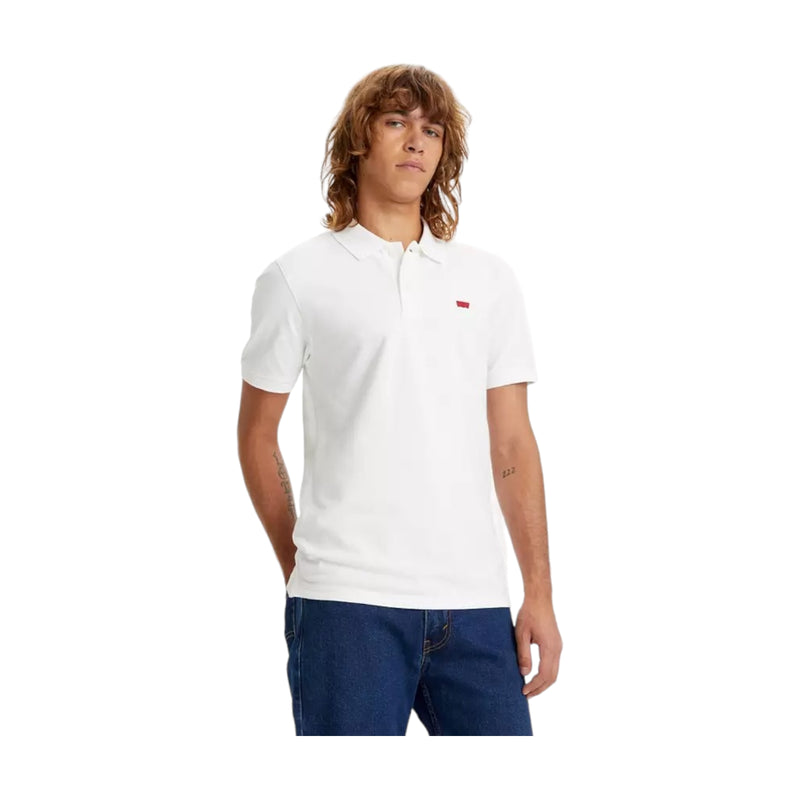 Polo Uomo Levi's - Slim Housemark Polo Naval Academy - Bianco