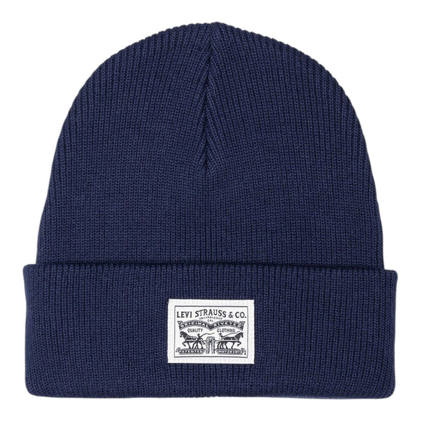 Baschi e berretti Uomo Levi's - Backpatch Beanie Bracken - Blu