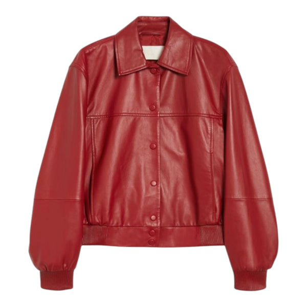 Giacche Donna iBlues - Sbarra Giacca In Pelle - Rosso