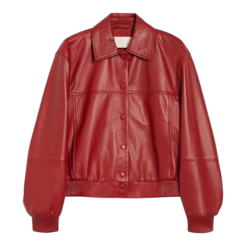Giacche Donna iBlues - Sbarra Giacca In Pelle - Rosso