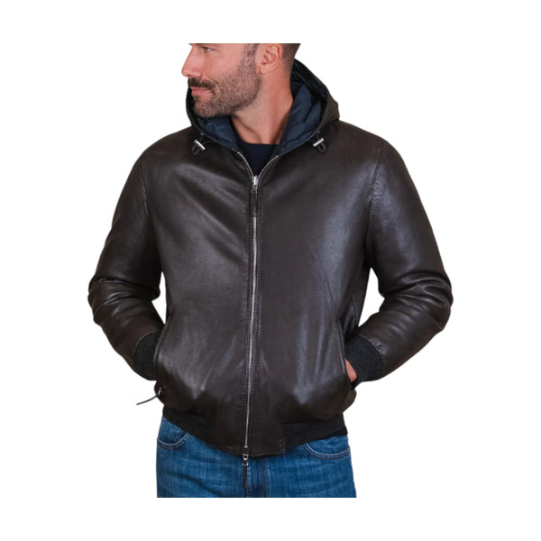 Giubbini Uomo Leather Authority - Jonas - Marrone