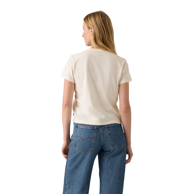 T-shirt Donna Levi's - Graphic Classic Tee Love In Levi's Egret - Beige