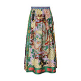 Gonne casual Donna Me369 - Vanessa Printed Midi Skirt - Multicolore