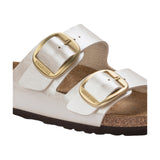 Sandali Donna Birkenstock - Arizona Big Buckle gracef. pearl white, Birko Flor - Avorio