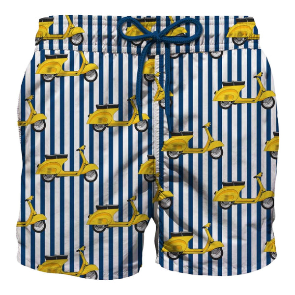 Pantaloncini e calzoncini Bambino Mc2 Saint Barth - Jean Printed Boy Swim Short - Multicolore