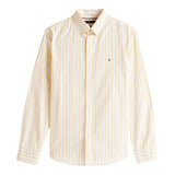 Camicie casual Uomo Tommy Hilfiger - Flex Poplin Bold Stripe Rf Shirt - Giallo