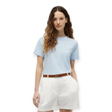 T-shirt Donna Tommy Hilfiger - Th Script Reg C-Nk Ss Tee - Celeste