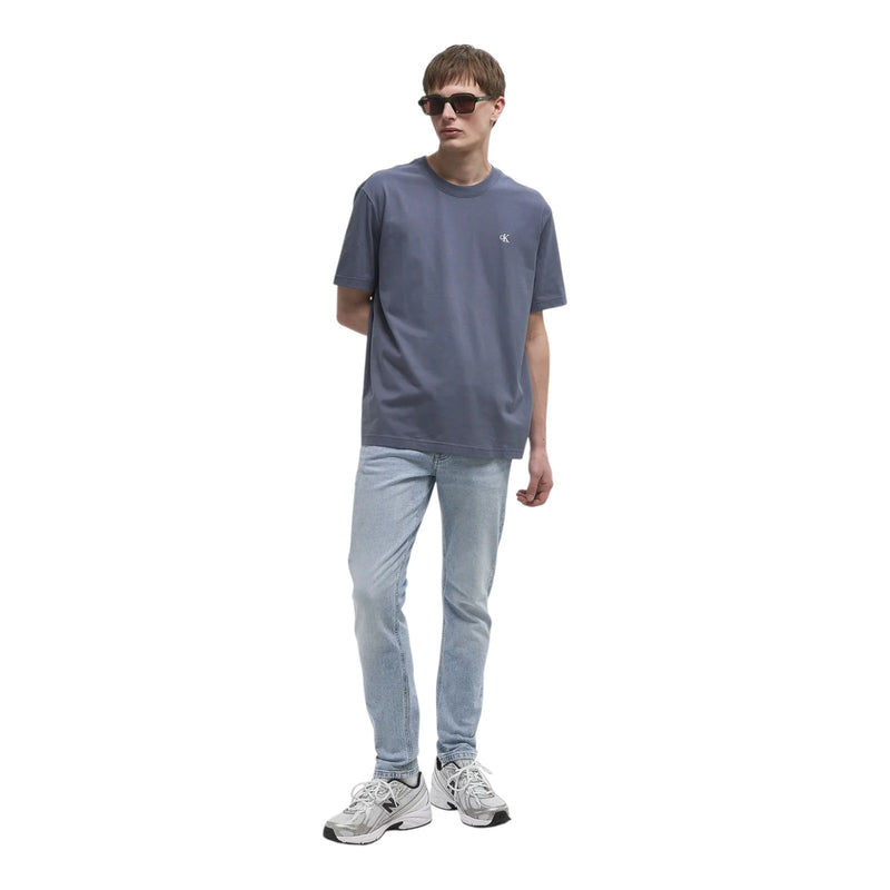 T-shirt Uomo Calvin Klein - Serif Font Graphic Tee - Indaco