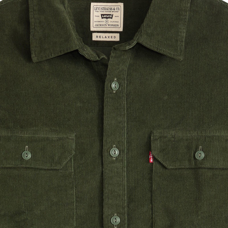Camicie casual Uomo Levi's - Camicia Jackson Worker - Verde