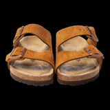 Sandali Unisex Birkenstock - Arizona Suede Leather - Miele