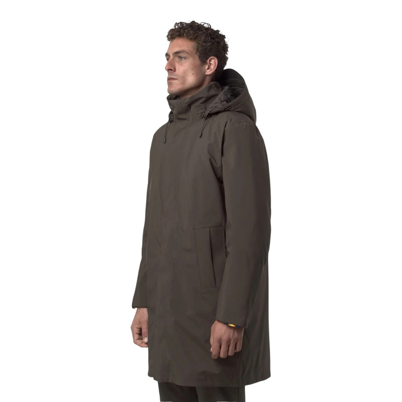 Giubbotti Uomo K-Way - Thomal Bonded Padded - Oliva