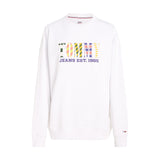 Felpe senza cappuccio Donna Tommy Hilfiger - Tjw Ovr Tj Luxe 2 Crew - Bianco