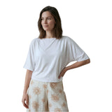 T-shirt Donna Surkana - T-shirt a maniche corte, maniche a palloncino - Bianco