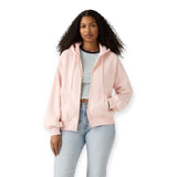 Felpe con cappuccio Donna Levi's - Everyday Full Zip Hoodie Sweatshirt - Rosa