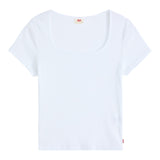 T-shirt Donna Levi's - Essential Sqrd Neck Tee - Bianco