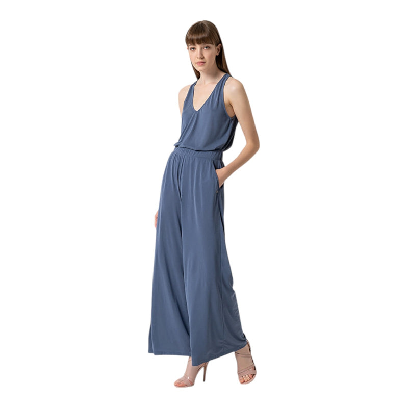 Canotte e top Donna Surkana - Top a V - Indaco
