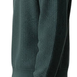 Maglie Uomo Calvin Klein - Ls Ez Cotton Waffle Crwnk Swtr 9 - Verde