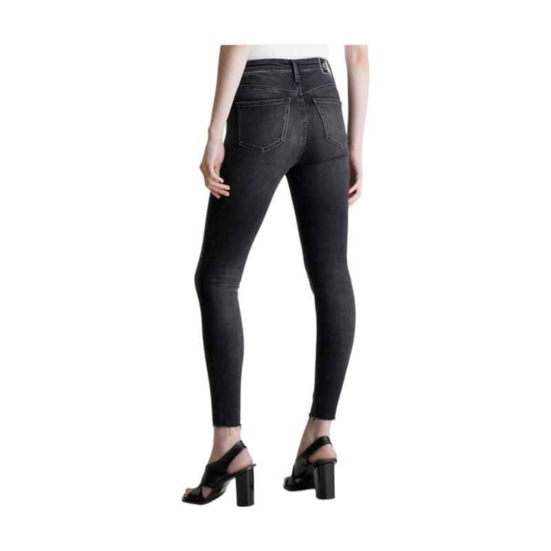 Jeans Donna Calvin Klein - High Rise Super Skinny Ankle - Blu